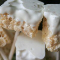 Graduation Desserts ~ Rice Krispie Pops, Gold & Purple Cake Pops and Brownies